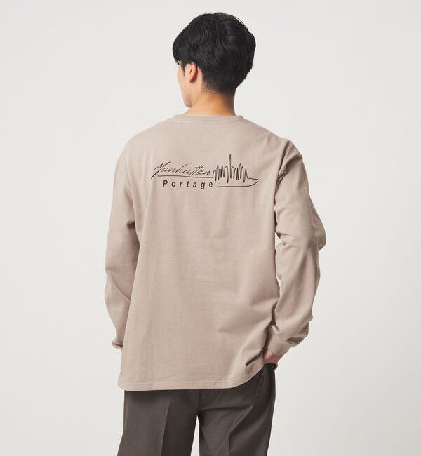 UNITED ARROWS green label relaxing「【別注】＜Manhattan Portage＞プリント 長袖 Tシャツ」|Tシャツ・カットソー|