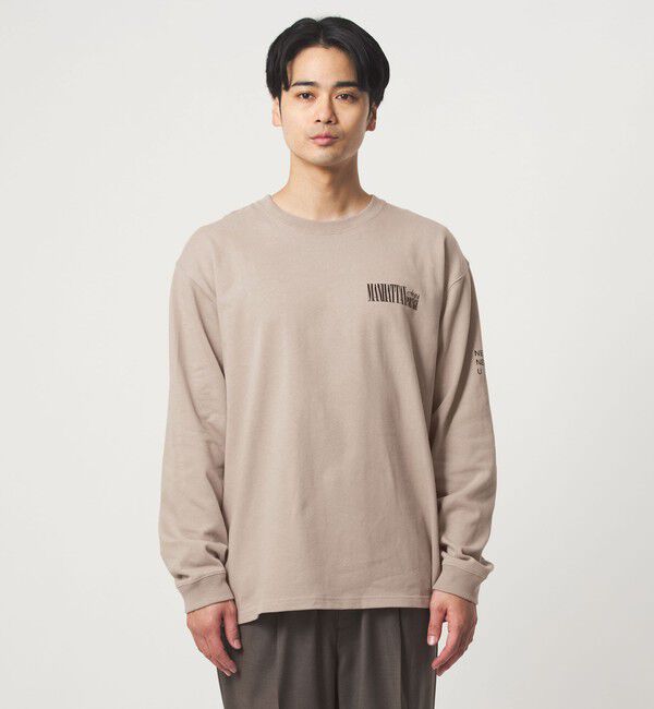 UNITED ARROWS green label relaxing「【別注】＜Manhattan Portage＞プリント 長袖 Tシャツ」|Tシャツ・カットソー|