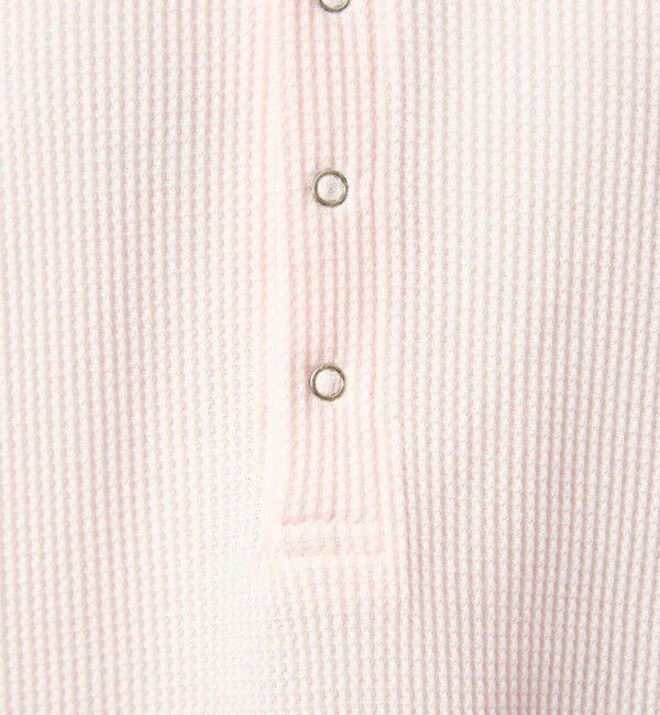 UNITED ARROWS green label relaxing「【WEB限定】＜at ease＞ワッフル ヘンリーネック ロングスリーブ カットソー」|Tシャツ・カットソー|