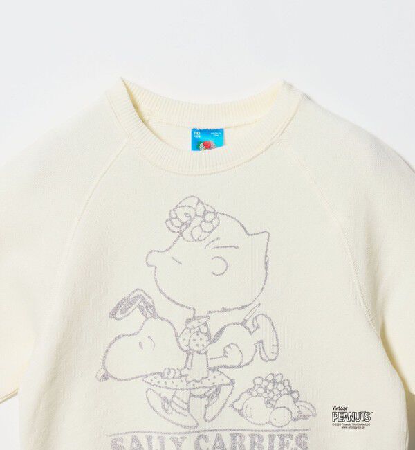 UNITED ARROWS green label relaxing「＜FRUIT OF THE LOOM&times;PEANUTS＞スウェット 5分袖 / キッズ  110cm-130cm」|Tシャツ・カットソー|