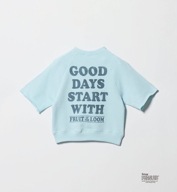 UNITED ARROWS green label relaxing「＜FRUIT OF THE LOOM&times;PEANUTS＞スウェット 5分袖 / キッズ  110cm-130cm」|Tシャツ・カットソー|