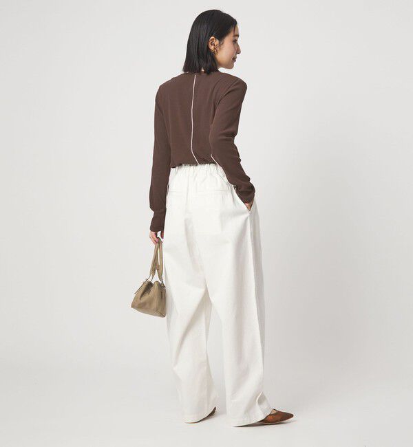 UNITED ARROWS green label relaxing「【WEB限定】＜at ease＞シアーテレコ ロングスリーブ カットソー」|Tシャツ・カットソー|