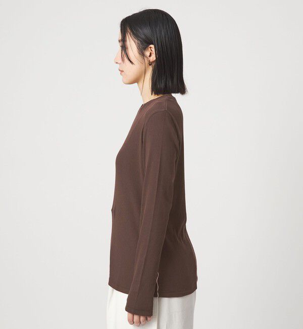 UNITED ARROWS green label relaxing「【WEB限定】＜at ease＞シアーテレコ ロングスリーブ カットソー」|Tシャツ・カットソー|