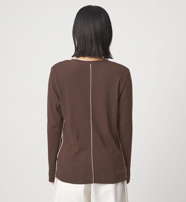 UNITED ARROWS green label relaxing「【WEB限定】＜at ease＞シアーテレコ ロングスリーブ カットソー」|Tシャツ・カットソー|