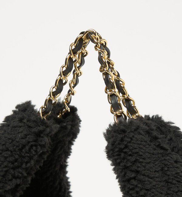 BEAUTY&YOUTH UNITED ARROWS「【一部別注】＜VIOLAd&rsquo;ORO＞ELMO ボア チェーン ショルダーバッグ」|ショルダー・メッセンジャー|