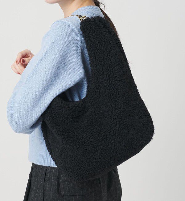 BEAUTY&YOUTH UNITED ARROWS「【一部別注】＜VIOLAd&rsquo;ORO＞ELMO ボア チェーン ショルダーバッグ」|ショルダー・メッセンジャー|