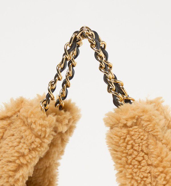 BEAUTY&YOUTH UNITED ARROWS「【一部別注】＜VIOLAd&rsquo;ORO＞ELMO ボア チェーン ショルダーバッグ」|ショルダー・メッセンジャー|