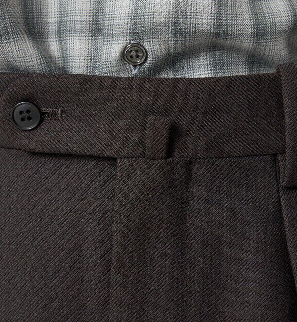 STEVEN ALAN「＜Steven Alan＞ ヴィンテージツイル インツープリーツ ドレス トラウザーズ」|スラックス|