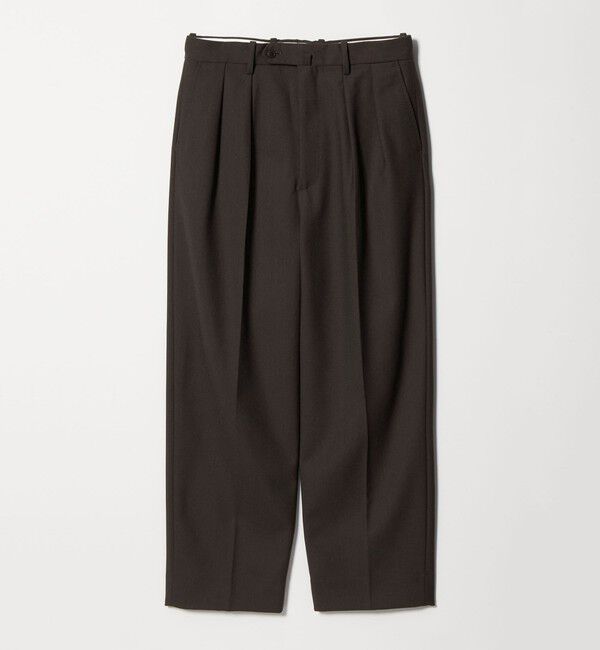 STEVEN ALAN「＜Steven Alan＞ ヴィンテージツイル インツープリーツ ドレス トラウザーズ」|スラックス|