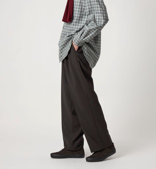 STEVEN ALAN「＜Steven Alan＞ ヴィンテージツイル インツープリーツ ドレス トラウザーズ」|スラックス|