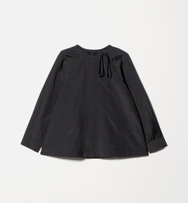 BEAUTY&YOUTH UNITED ARROWS「リボンタイ ノーカラーブラウス」|シャツ・ブラウス|