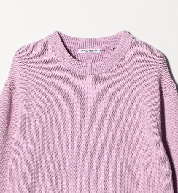 BEAUTY&YOUTH UNITED ARROWS「フェード クルーネックニットプルオーバー」|ニット・セーター|