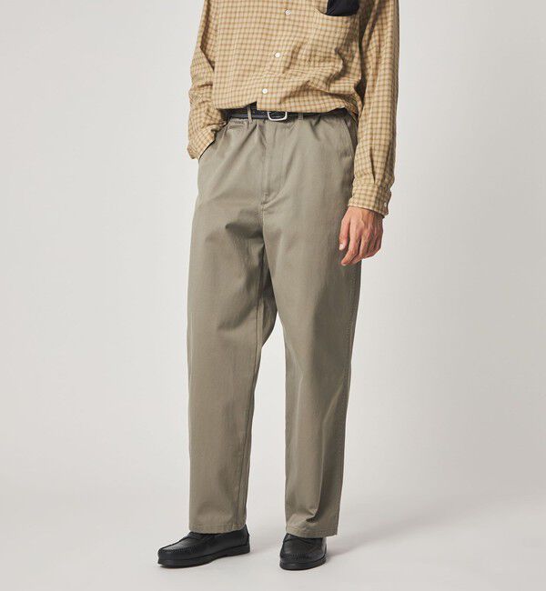 STEVEN ALAN「＜Steven Alan＞ ウエポン ニドム アーミー ノープリーツ トラウザーズ」|チノ|