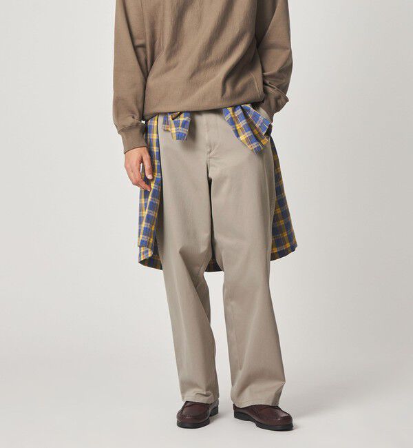 STEVEN ALAN「＜Steven Alan＞ ウエポン ニドム アーミー ノープリーツ トラウザーズ」|チノ|