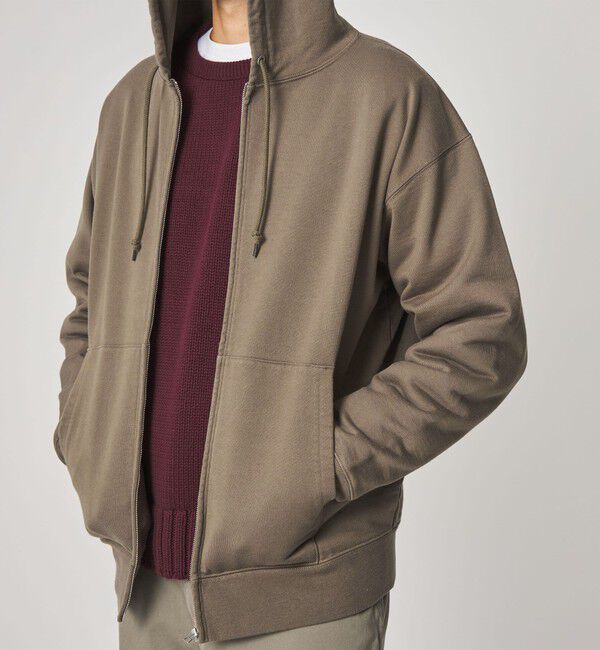 STEVEN ALAN「＜Steven Alan＞ ウラケ ジップ フーデイー」|パーカー|