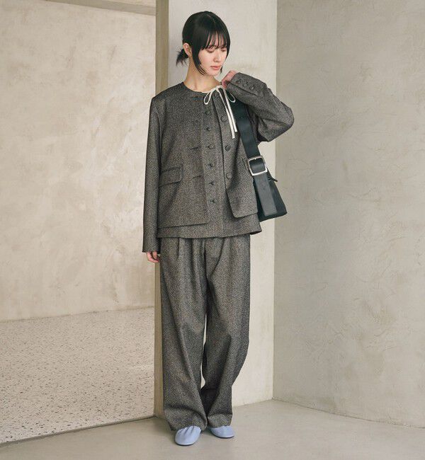 BEAUTY&YOUTH UNITED ARROWS「ツイードライク バックペプラム ベスト」|ベスト・ジレ|