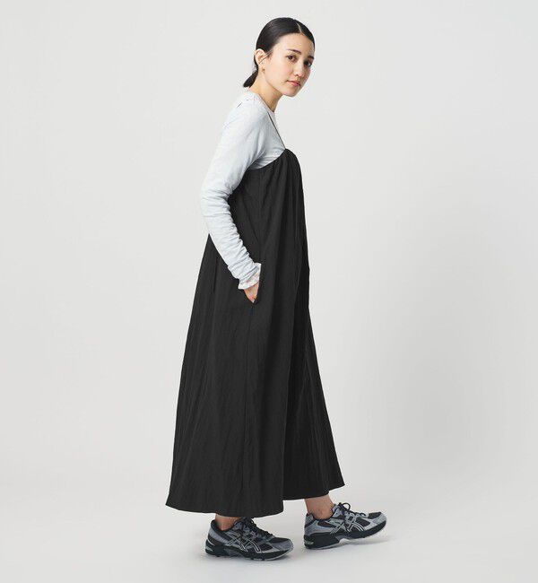 BEAUTY&YOUTH UNITED ARROWS「ギャザー ロングキャミソール ワンピース ウォッシャブル」|ワンピース|