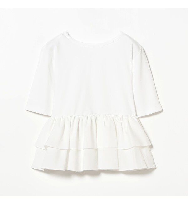 Ray BEAMS 「ティアード キリカエ クルーネック Tシャツ」|Tシャツ・カットソー|