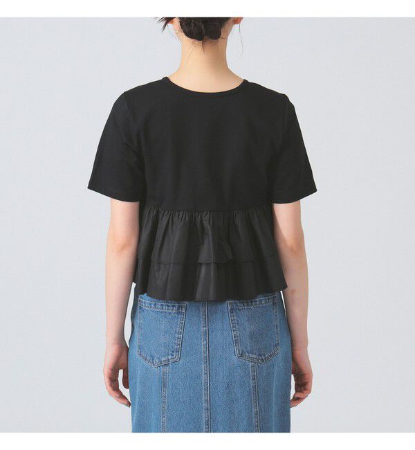 Ray BEAMS 「ティアード キリカエ クルーネック Tシャツ」|Tシャツ・カットソー|