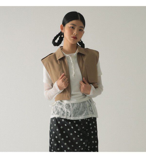 Ray BEAMS 「ジップ ヨーク ベスト」|ベスト・ジレ|