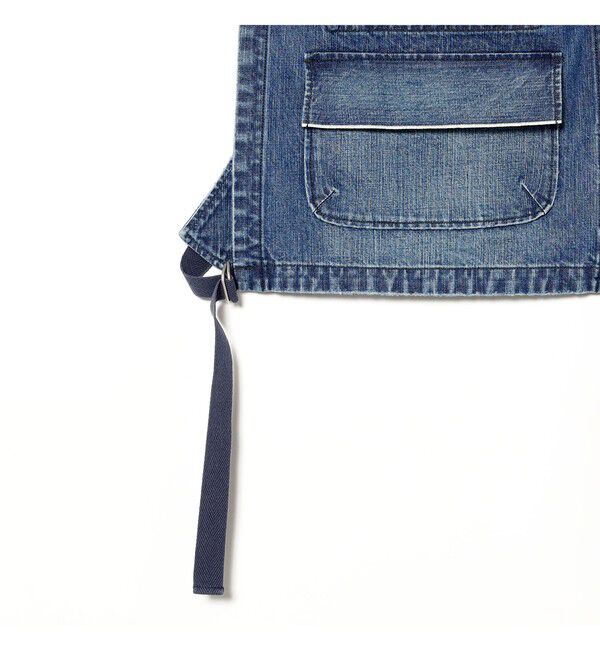 BEAMSBOY「maturely / デニム ディッキー ベスト」|ベスト・ジレ|