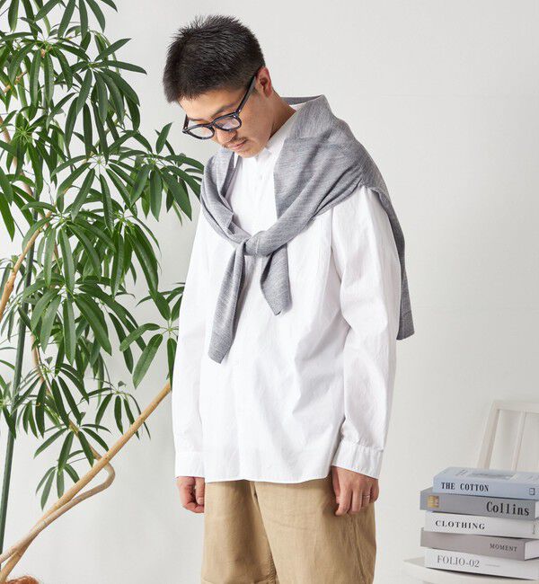 SHIPS any「SHIPS any: ストライプ / ソリッド リラックス レギュラーカラー シャツ 24SS◇」|シャツ・ブラウス|