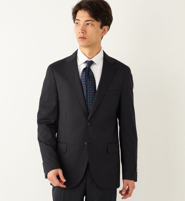 SHIPS Colors 「SHIPS Colors:〈洗濯機可能〉T/W ジャケット(セットアップ対応可能)」|テーラードジャケット|ネイビー