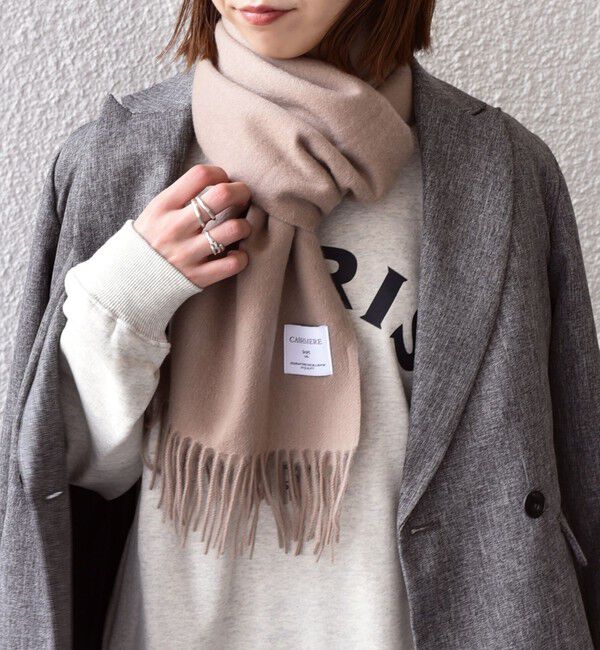 SHIPS Colors 「SHIPS Colors:カシミヤ ソリッド ストール」|ストール|