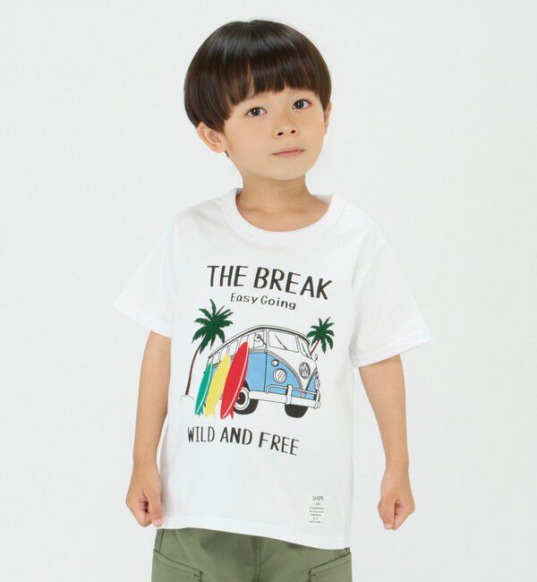 SHIPS Colors 「SHIPS Colors:パッチワーク プリント TEE(80～130cm)◇」|Tシャツ・カットソー|