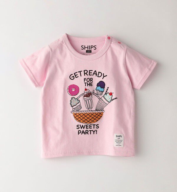 SHIPS Colors 「SHIPS Colors:パッチワーク プリント TEE(80～130cm)◇」|Tシャツ・カットソー|