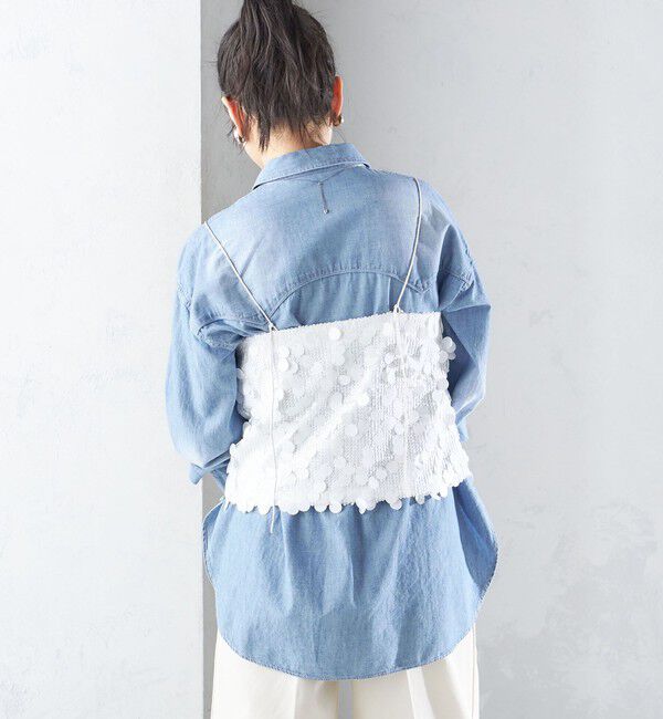 SHIPS for women「MARILYN MOON:スパンコール キャミソール」|キャミソール|