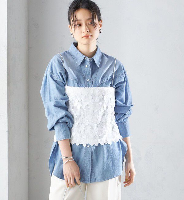 SHIPS for women「MARILYN MOON:スパンコール キャミソール」|キャミソール|