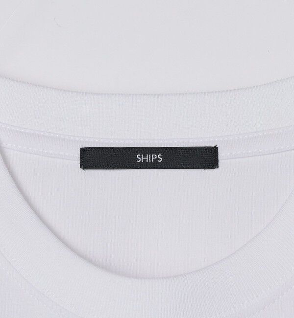 SHIPS「SHIPS:〈遮熱/UVカット/吸水速乾/接触冷感〉SHELTECH(R) コンパクト Tシャツ」|Tシャツ・カットソー|