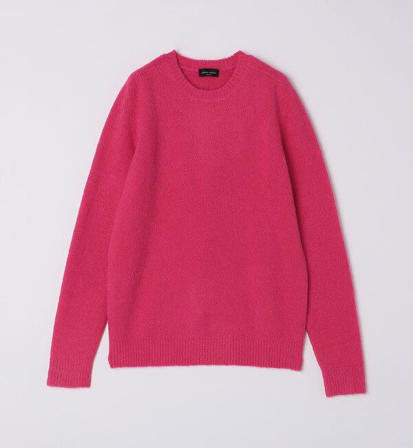 SHIPS「roberto collina: GIROCOLLO BOUCLE CREW NECK」|ニット・セーター|ピンク系