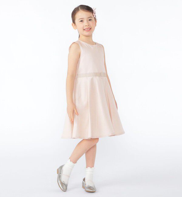 SHIPS KIDS「SHIPS KIDS:110～130cm /セレモニー ノースリーブワンピース」|ワンピース|