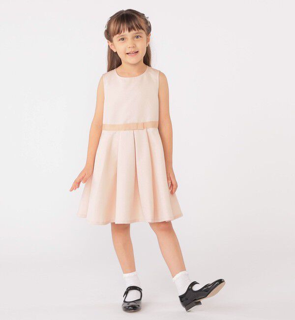 SHIPS KIDS「SHIPS KIDS:110～130cm /セレモニー ノースリーブワンピース」|ワンピース|