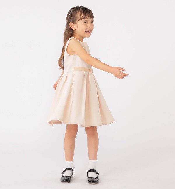 SHIPS KIDS「SHIPS KIDS:110～130cm /セレモニー ノースリーブワンピース」|ワンピース|