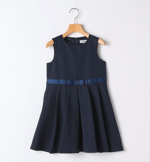 SHIPS KIDS「SHIPS KIDS:110～130cm /セレモニー ノースリーブワンピース」|ワンピース|