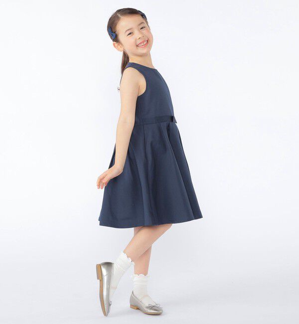 SHIPS KIDS「SHIPS KIDS:110～130cm /セレモニー ノースリーブワンピース」|ワンピース|