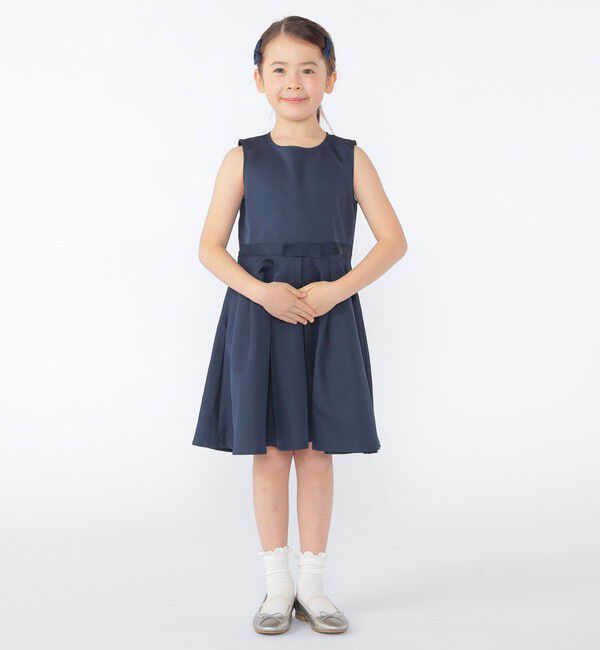 SHIPS KIDS「SHIPS KIDS:110～130cm /セレモニー ノースリーブワンピース」|ワンピース|