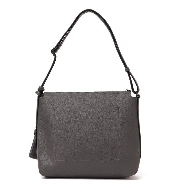 SHIPS any「SHIPS any: スプリット レザー ジップ ショルダーバッグ (カードケース付き) 25AW◇」|ショルダー・メッセンジャー|