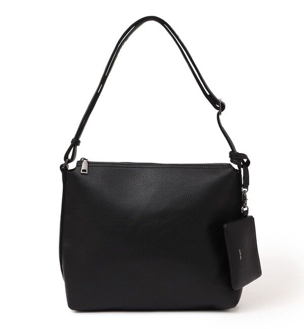 SHIPS any「SHIPS any: スプリット レザー ジップ ショルダーバッグ (カードケース付き) 25AW◇」|ショルダー・メッセンジャー|