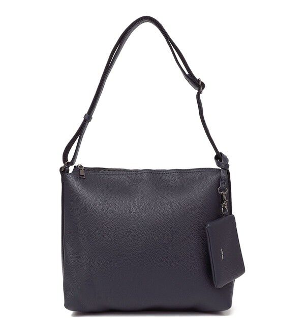 SHIPS any「SHIPS any: スプリット レザー ジップ ショルダーバッグ (カードケース付き) 25AW◇」|ショルダー・メッセンジャー|