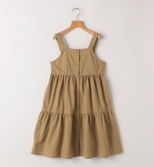 SHIPS KIDS「SHIPS KIDS:140～150cm/ティアード ジャンパースカート」|ジャンパースカート|ベージュ