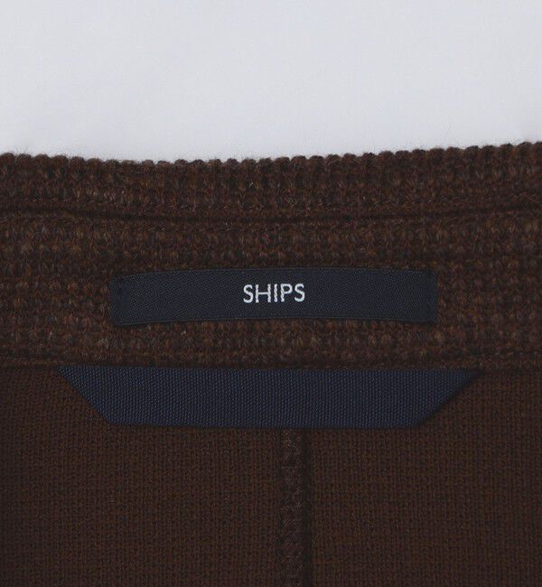 SHIPS「SHIPS: TEXBRID(R) コットン ジャカード 2ボタン ジャケット」|テーラードジャケット|