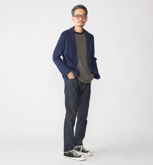 SHIPS「SHIPS: TEXBRID(R) コットン ジャカード 2ボタン ジャケット」|テーラードジャケット|