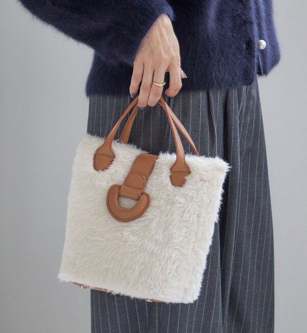 SHIPS for women「ボア キューブ トート」|ショルダー・メッセンジャー|