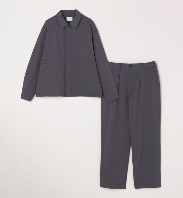 SHIPS any「SHIPS any: SORONA(R) ライト ツイル ストレッチ スピンドル ブルゾン(セットアップ対応)◇」|ブルゾン・スタジャン|