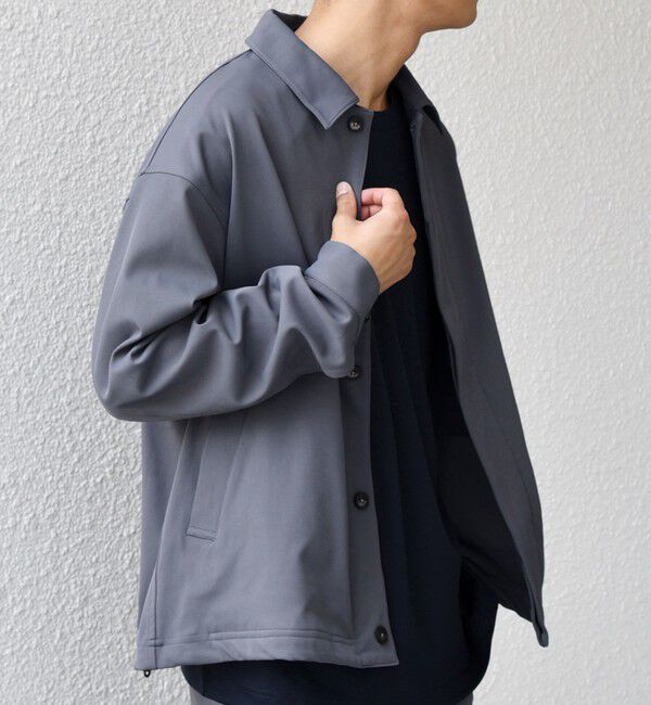 SHIPS any「SHIPS any: SORONA(R) ライト ツイル ストレッチ スピンドル ブルゾン(セットアップ対応)◇」|ブルゾン・スタジャン|