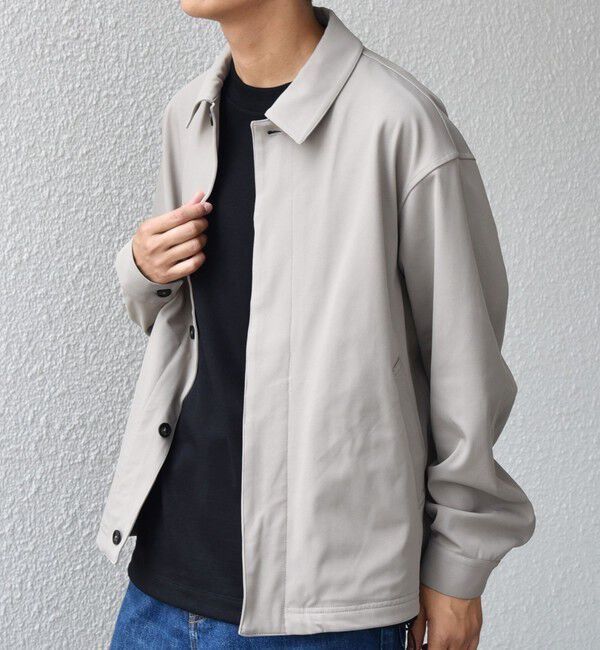 SHIPS any「SHIPS any: SORONA(R) ライト ツイル ストレッチ スピンドル ブルゾン(セットアップ対応)◇」|ブルゾン・スタジャン|